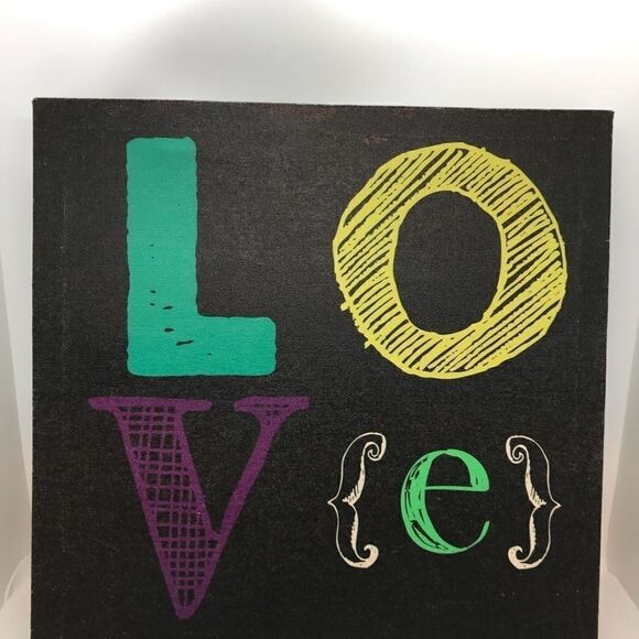 Love Canvas Art Decor Picture Motivational Sign - Picture 3 of 6